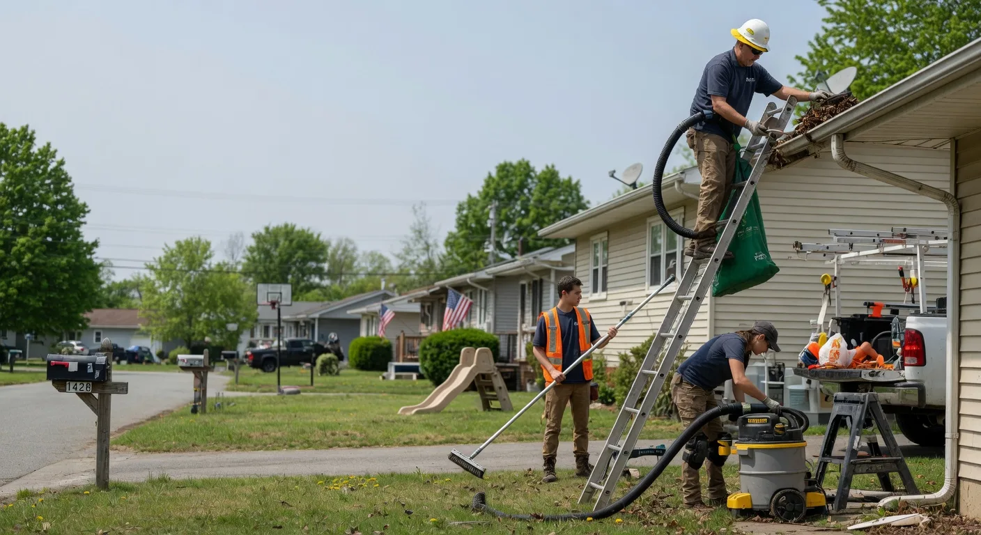 Gutter Installation in Walshville, IL near me